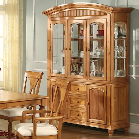 Buffet with Hutch China Cabinet
